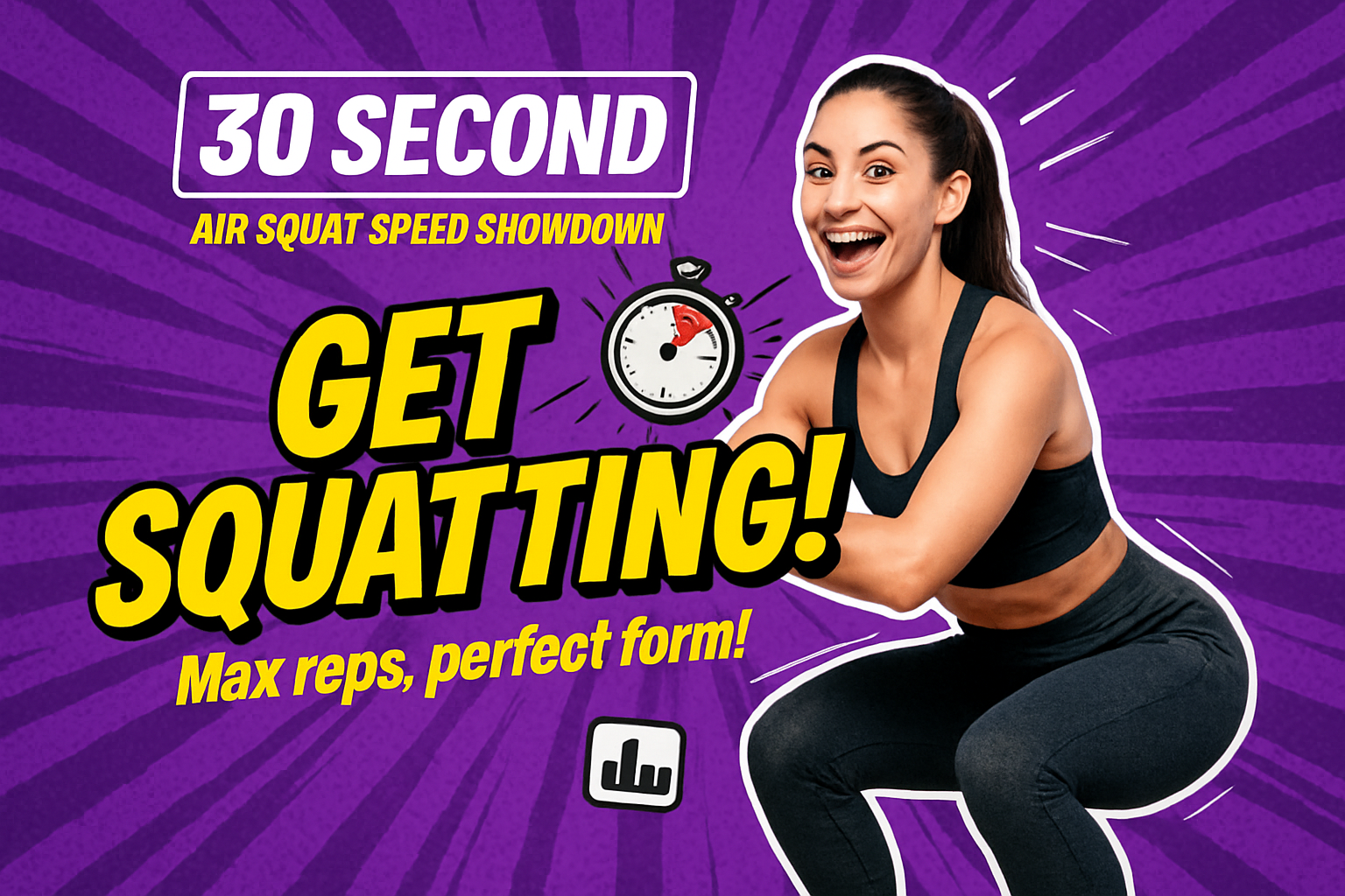30 Second: Air Squat Speed Showdown